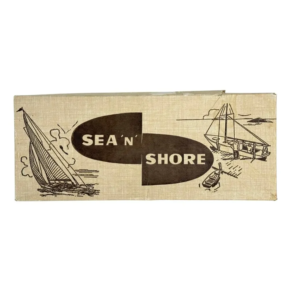 Vintage 60s Keds Surfer Shoe Box Sea’N’ Shore Original Display Storage